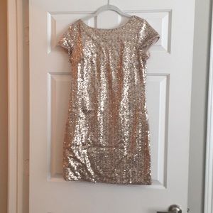 Sequin White House Black Market Dress